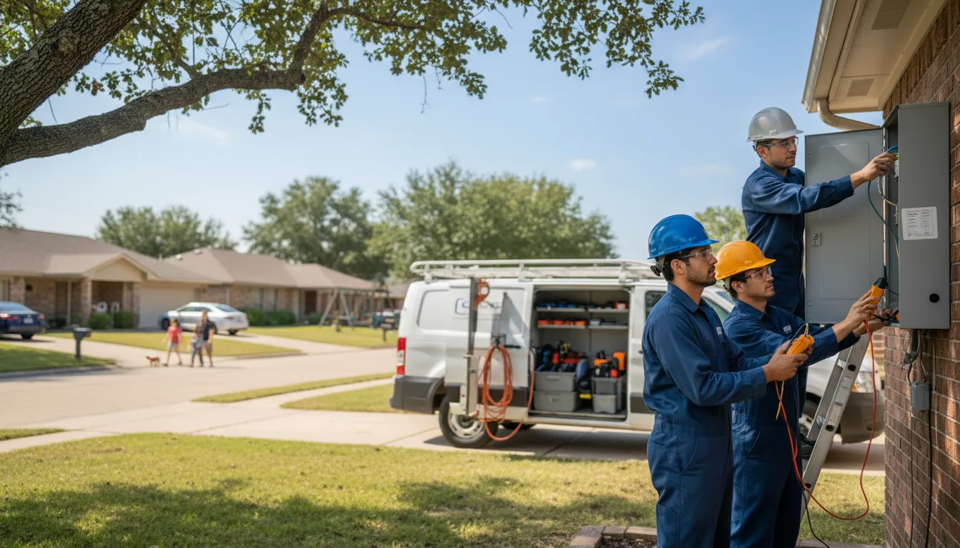 Certified electrician providing emergency electrical services in Leland, MS